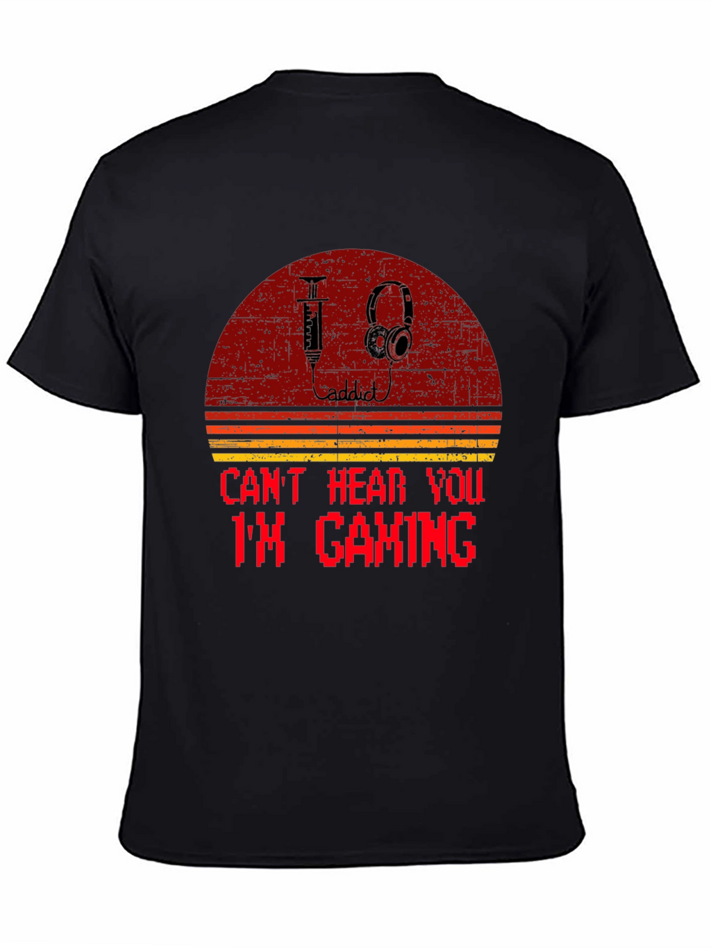 Gaming Addict T-Shirt: Retro Style Tee