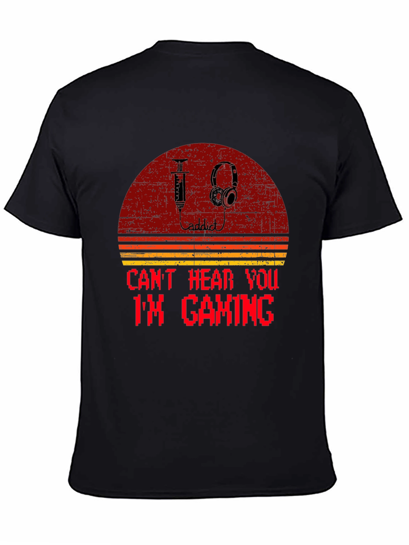 Gaming Addict T-Shirt: Retro Style Tee