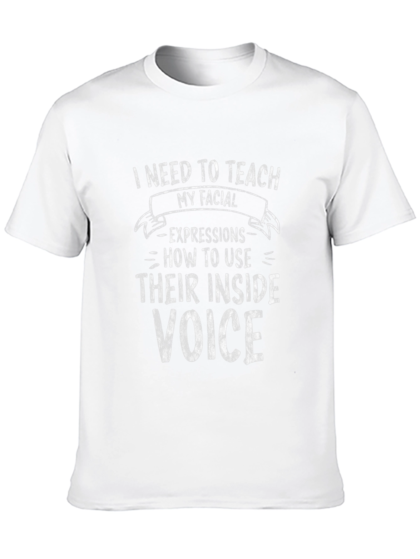 Funny Facial Expressions Inside Voice T-Shirt