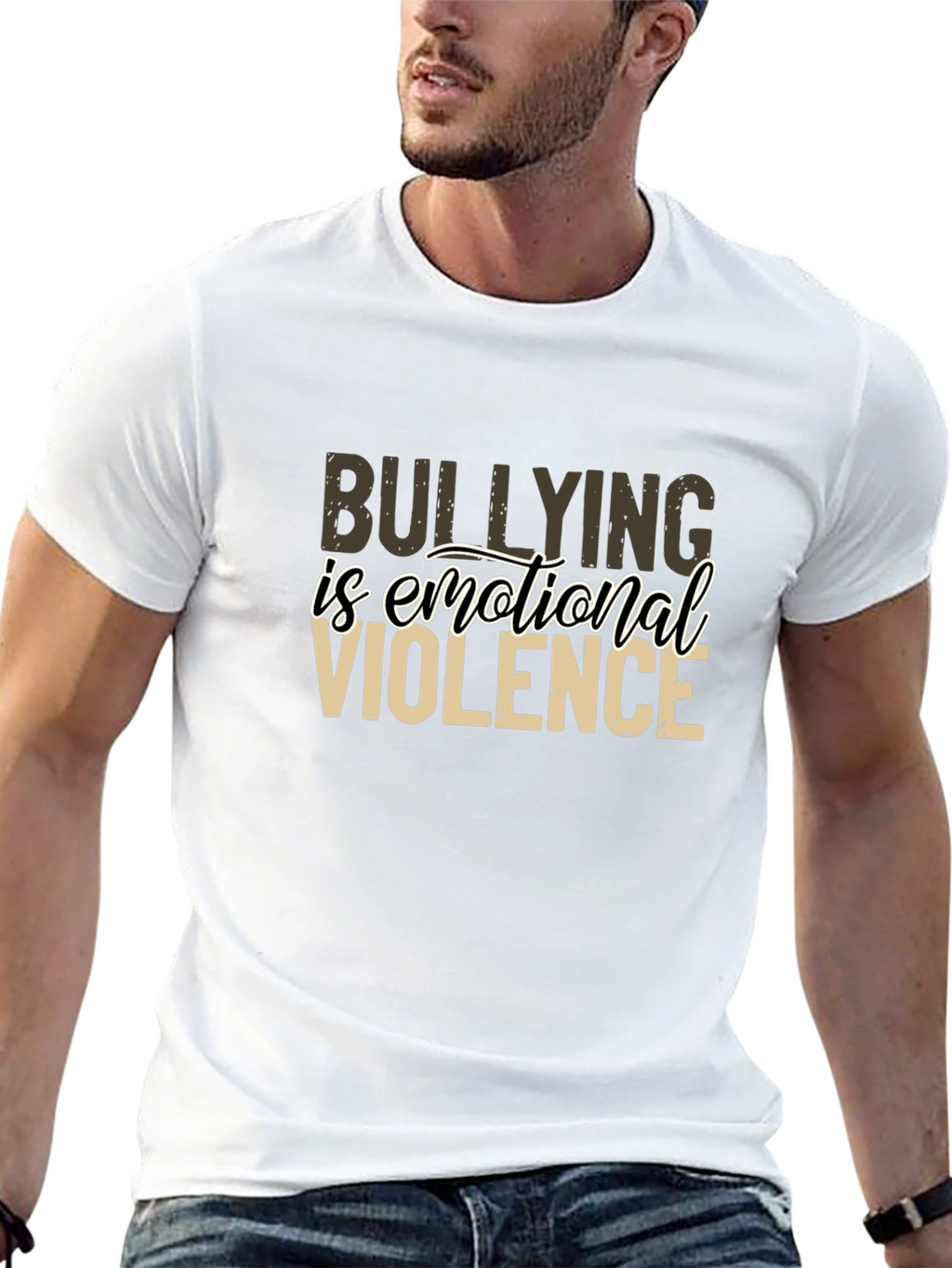 Bullying is Emotional Violence Graphic Tee