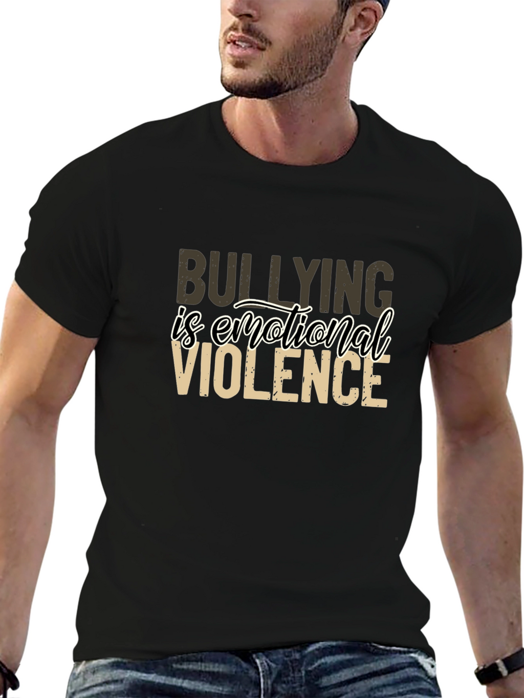 Bullying is Emotional Violence Graphic Tee