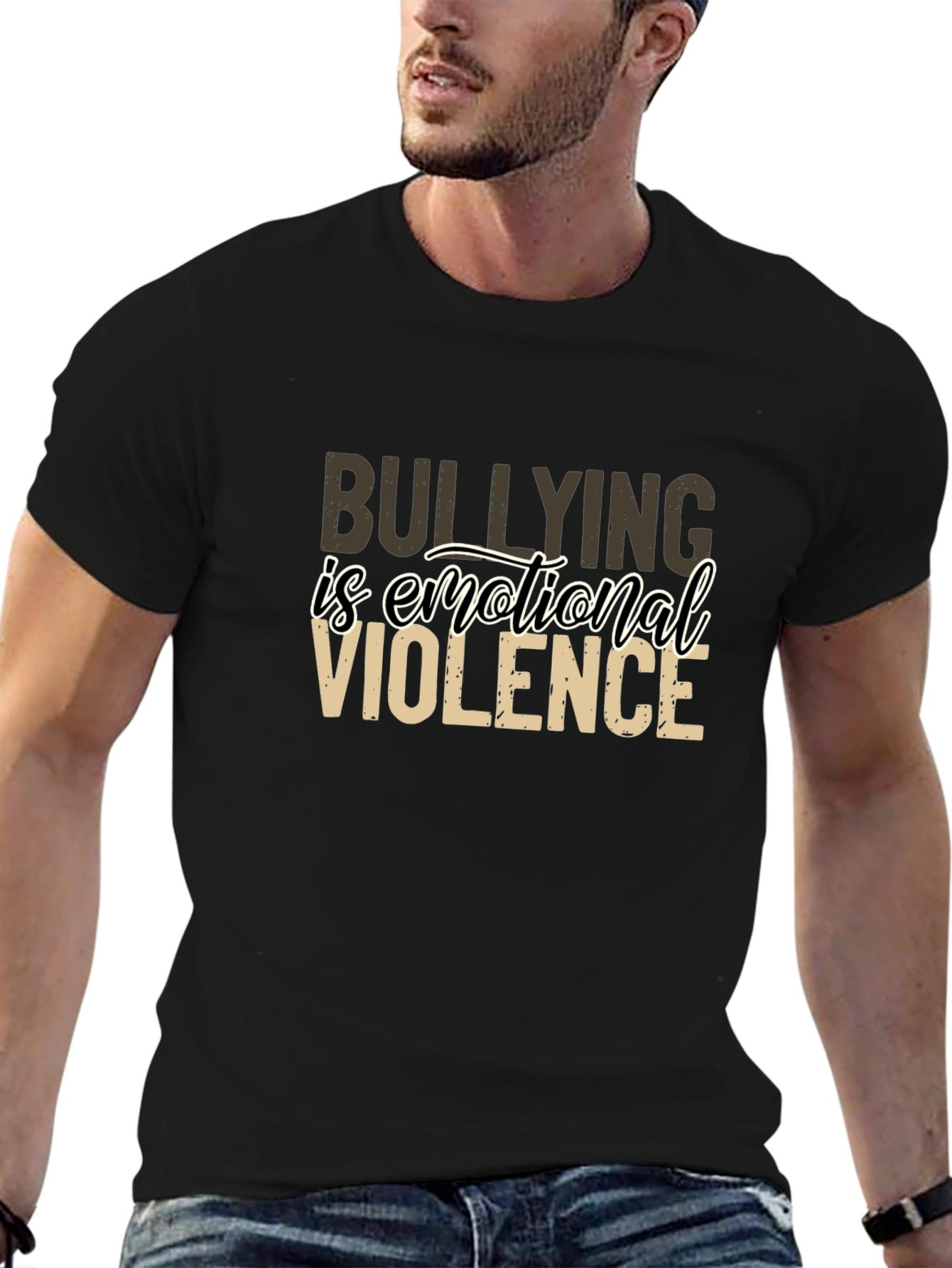Bullying is Emotional Violence Graphic Tee