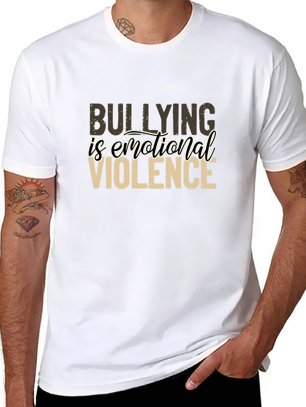 Bullying is Emotional Violence Graphic Tee