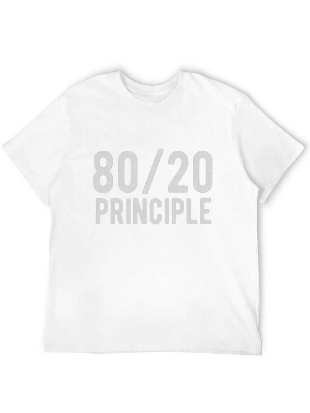 80/20 Principle Graphic Tee - Pareto Law T-Shirt