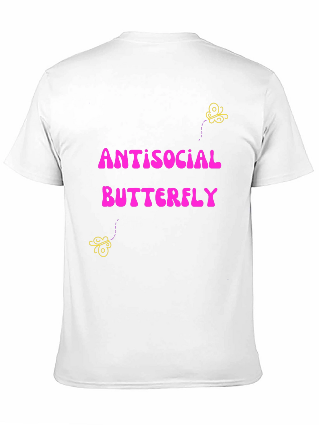 Antisocial Butterfly Graphic Tee - Quirky Comfort
