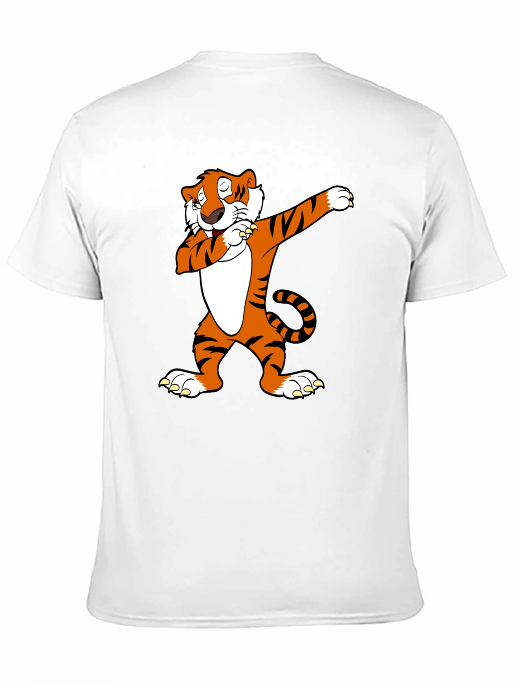 Dabbing Tiger Graphic Tee - Cool Black T-Shirt
