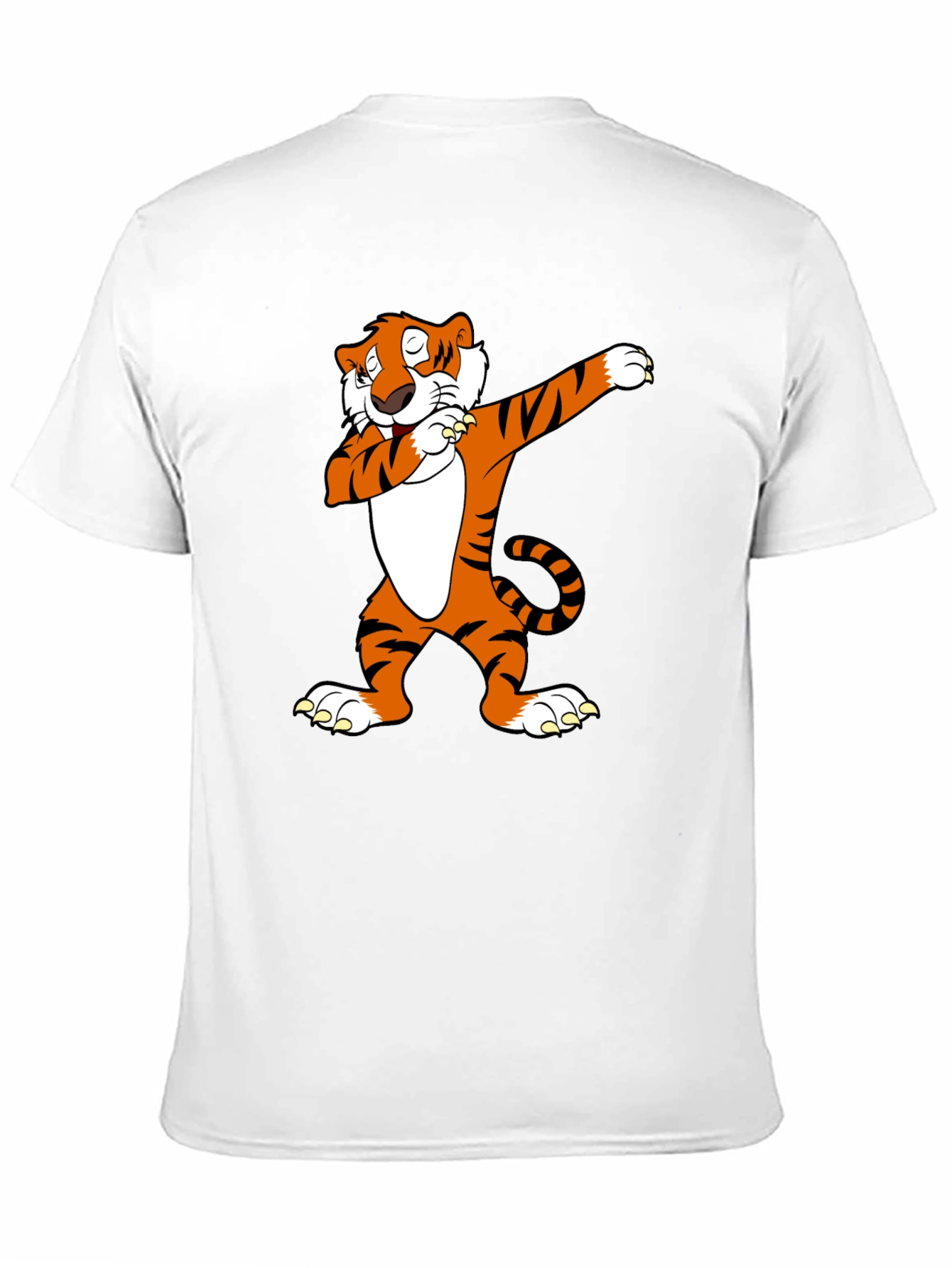 Dabbing Tiger Graphic Tee - Cool Black T-Shirt