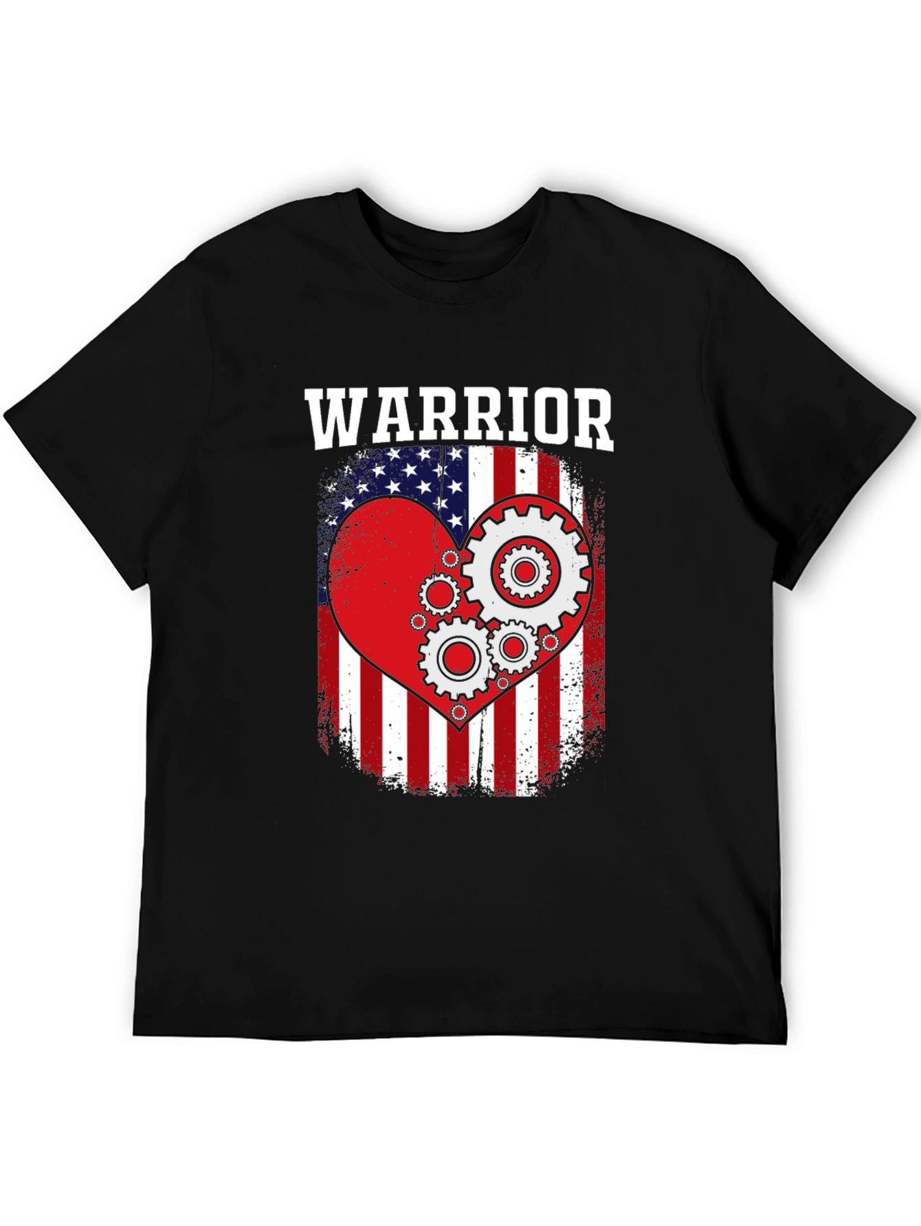 Warrior Patriotic Heart Gear T-Shirt