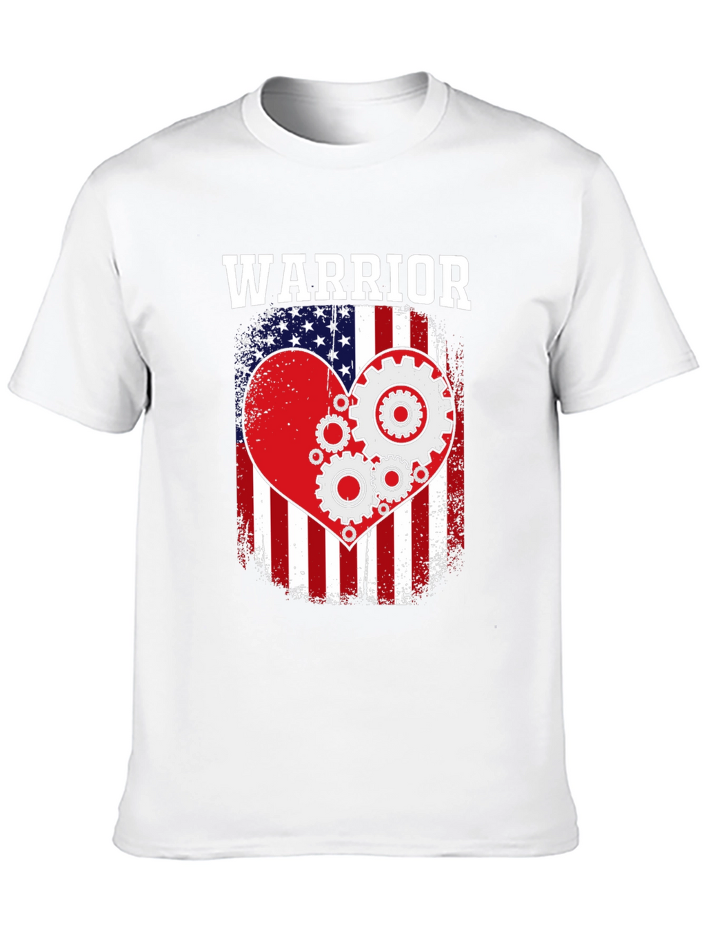Warrior Patriotic Heart Gear T-Shirt