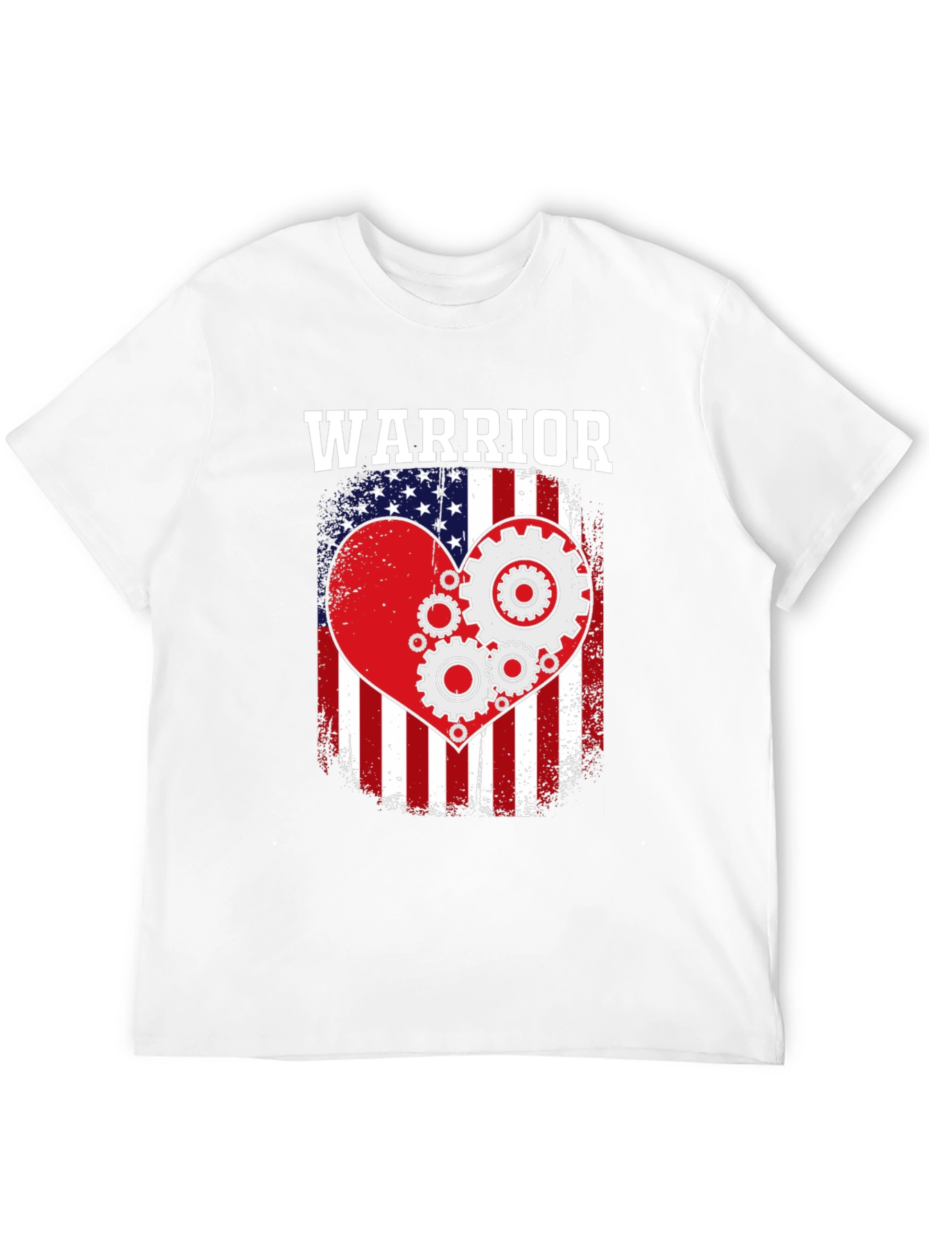 Warrior Patriotic Heart Gear T-Shirt