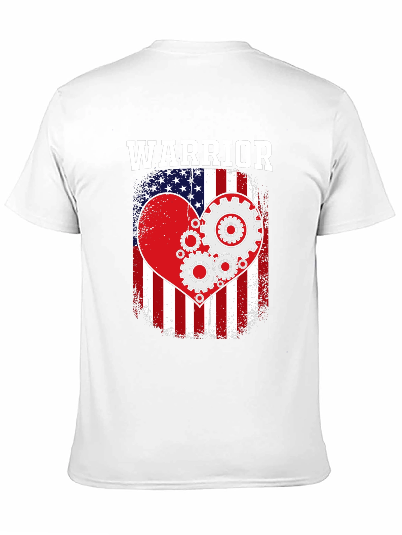 Warrior Patriotic Heart Gear T-Shirt