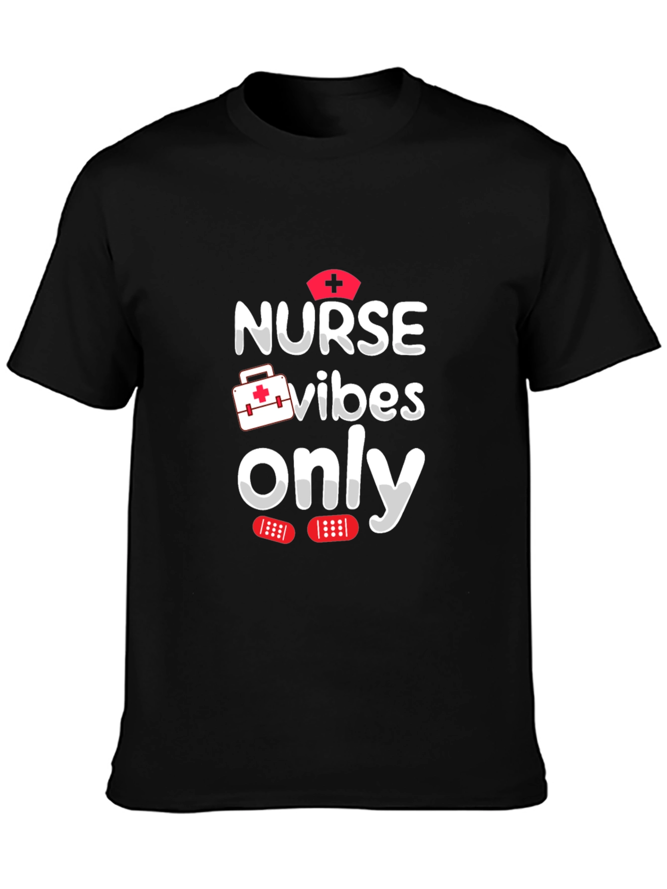 Nurse Vibes Only T-Shirt - Fun Medical Apparel
