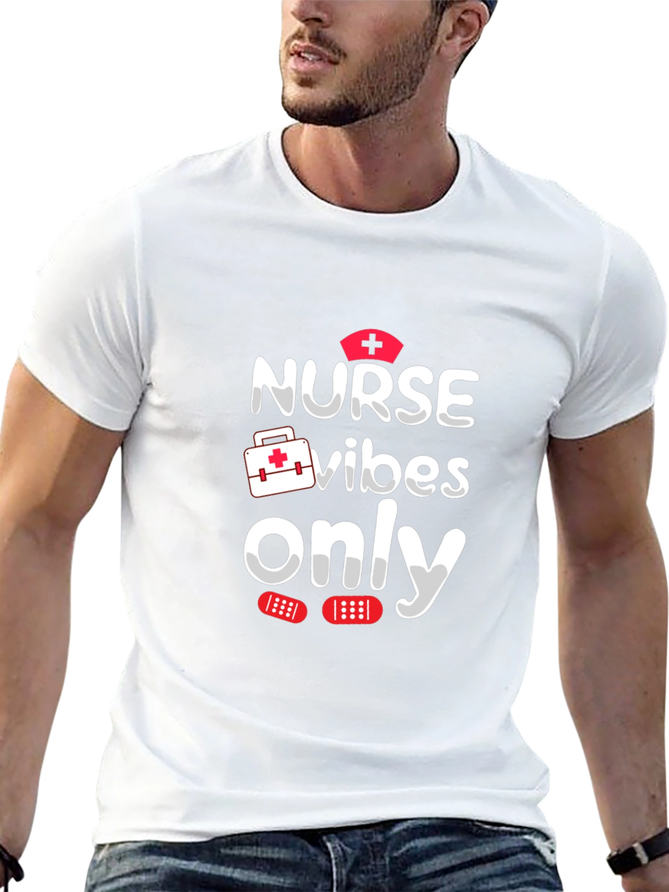 Nurse Vibes Only T-Shirt - Fun Medical Apparel