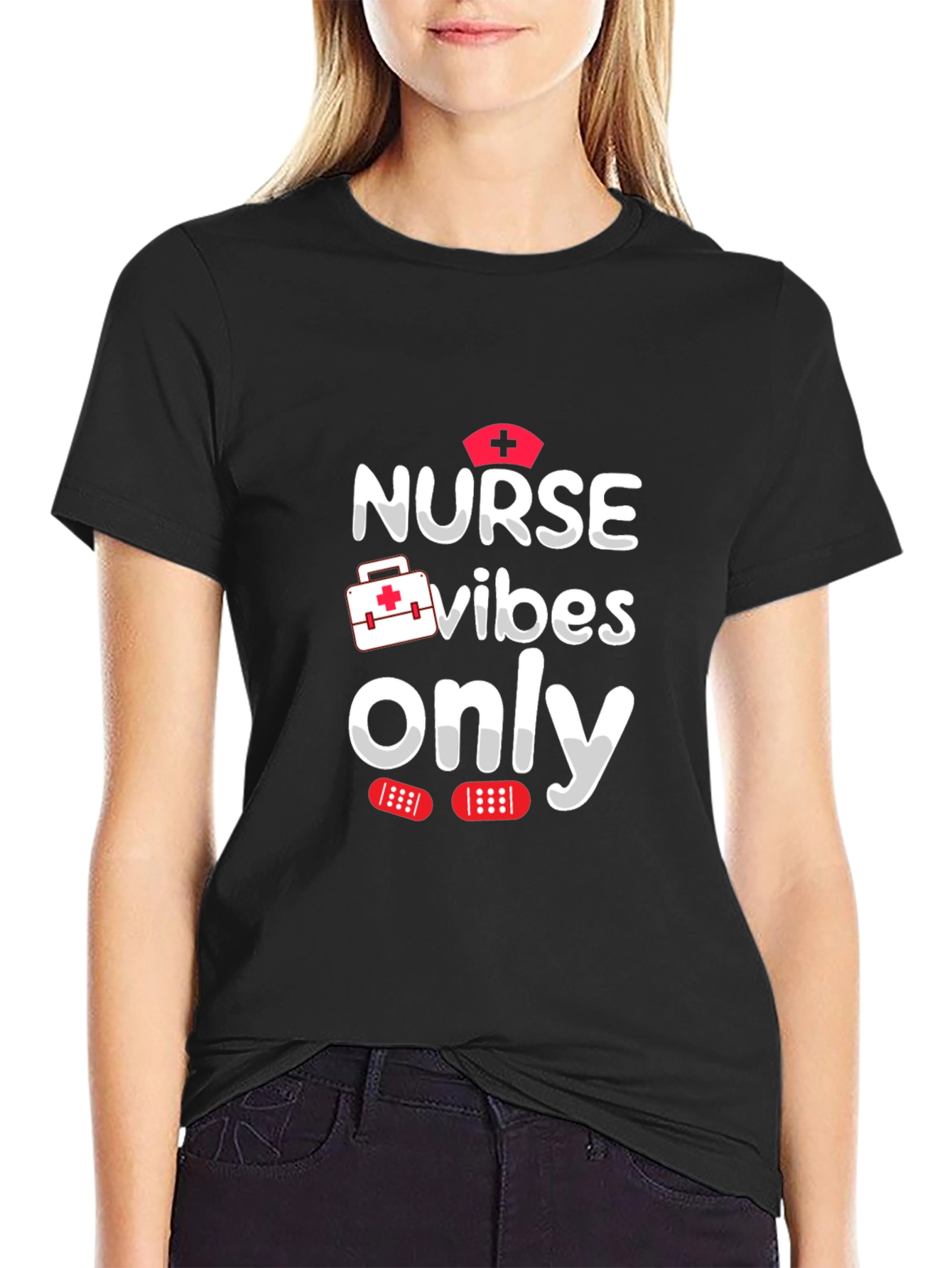 Nurse Vibes Only T-Shirt - Fun Medical Apparel