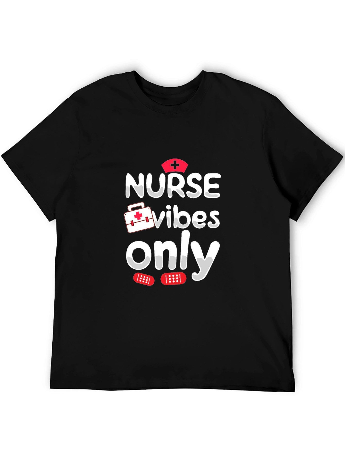 Nurse Vibes Only T-Shirt - Fun Medical Apparel