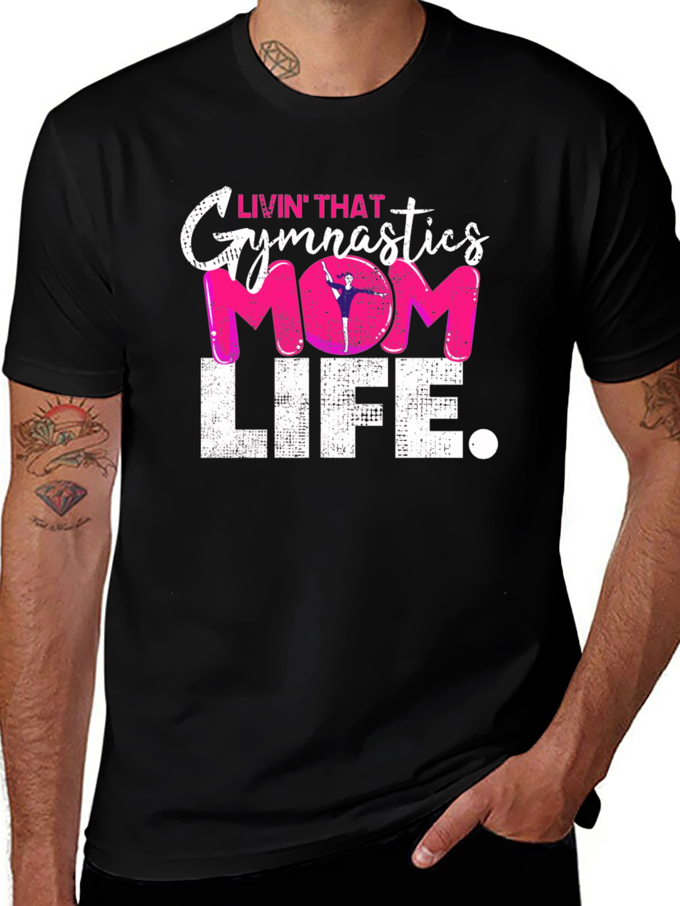Gymnastics Mom Life T-Shirt - Perfect for Gymnastics Moms