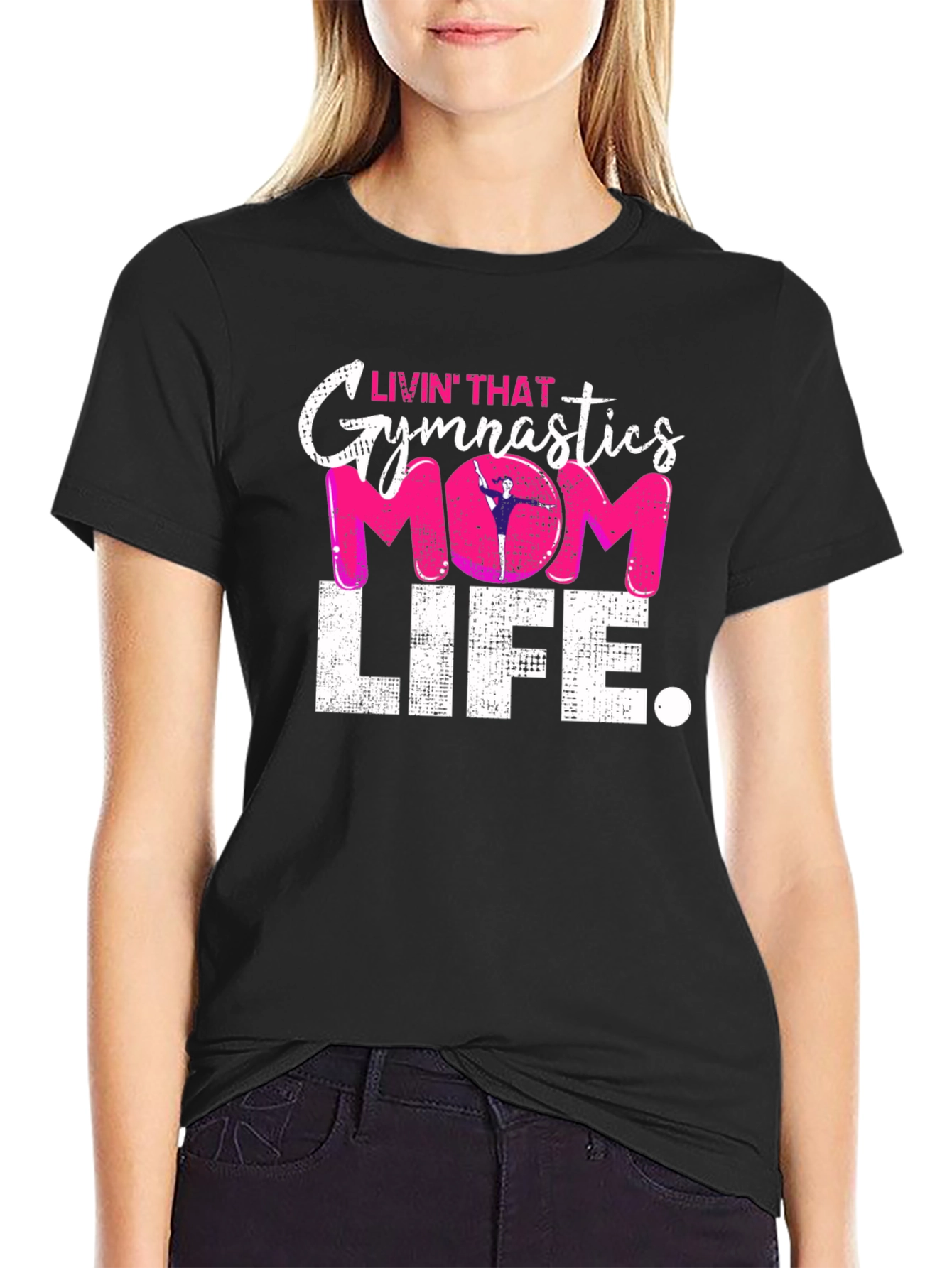 Gymnastics Mom Life T-Shirt - Perfect for Gymnastics Moms