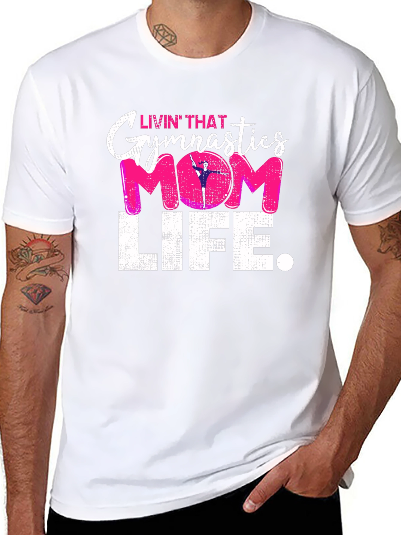 Gymnastics Mom Life T-Shirt - Perfect for Gymnastics Moms