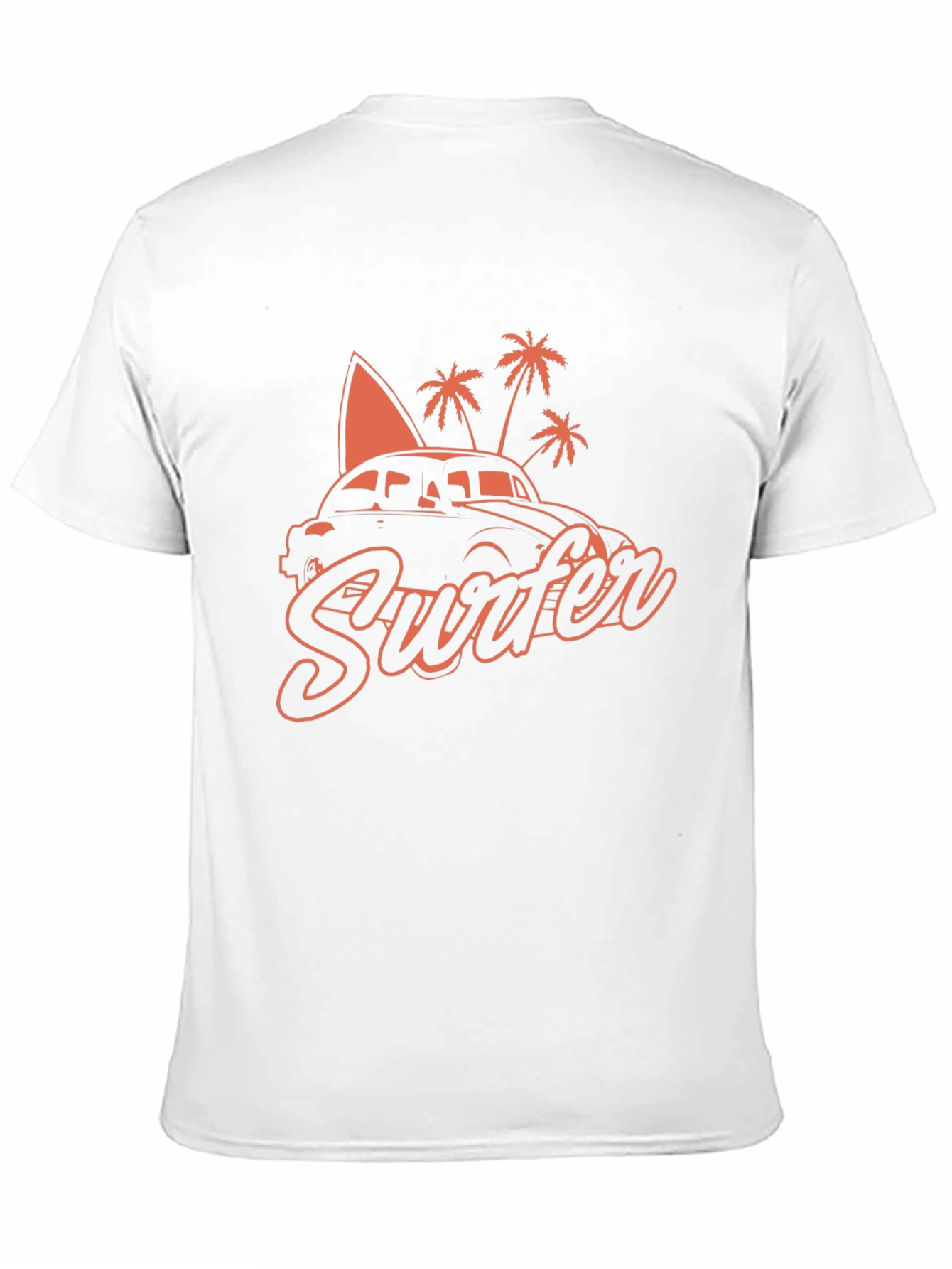 Retro Surfer Car T-Shirt - Black