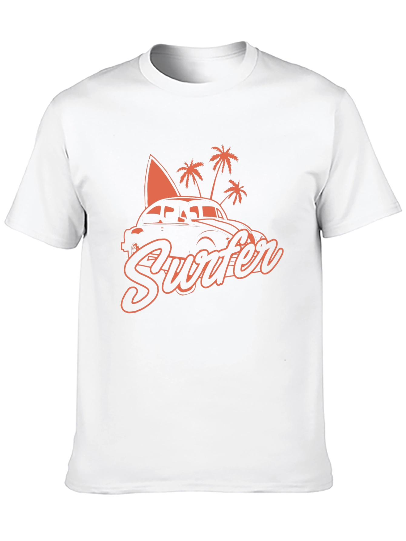 Retro Surfer Car T-Shirt - Black
