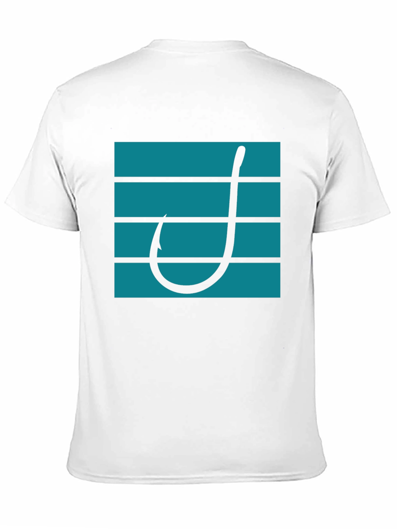 Fishing Hook Graphic Tee - Modern Angler Style