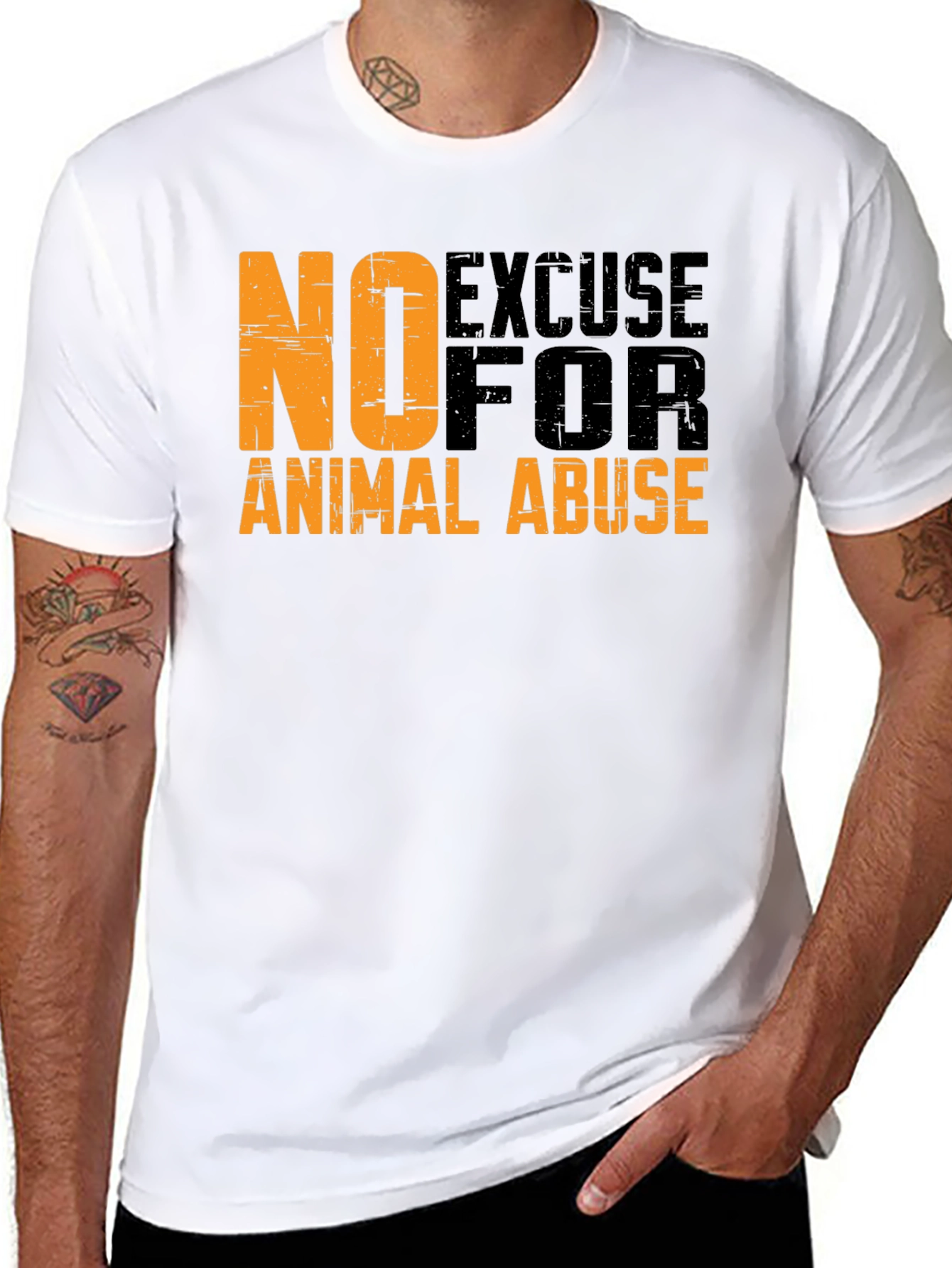 No Excuse For Animal Abuse T-Shirt