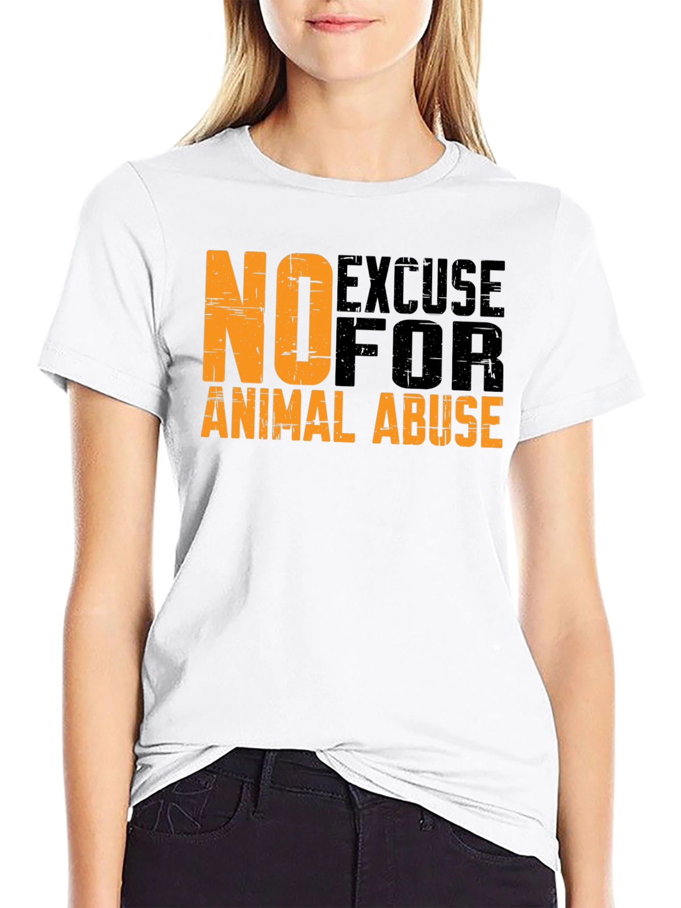 No Excuse For Animal Abuse T-Shirt