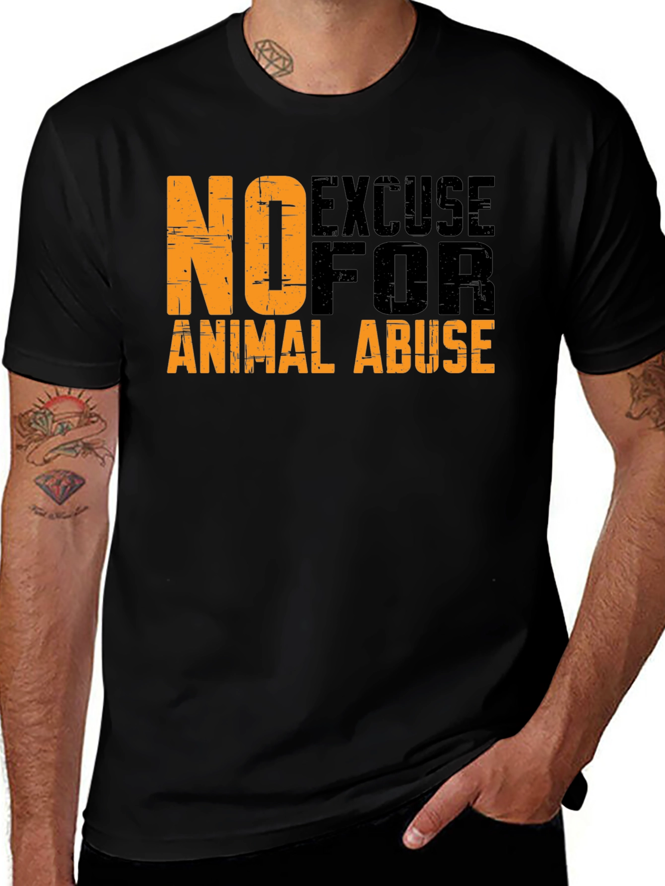No Excuse For Animal Abuse T-Shirt