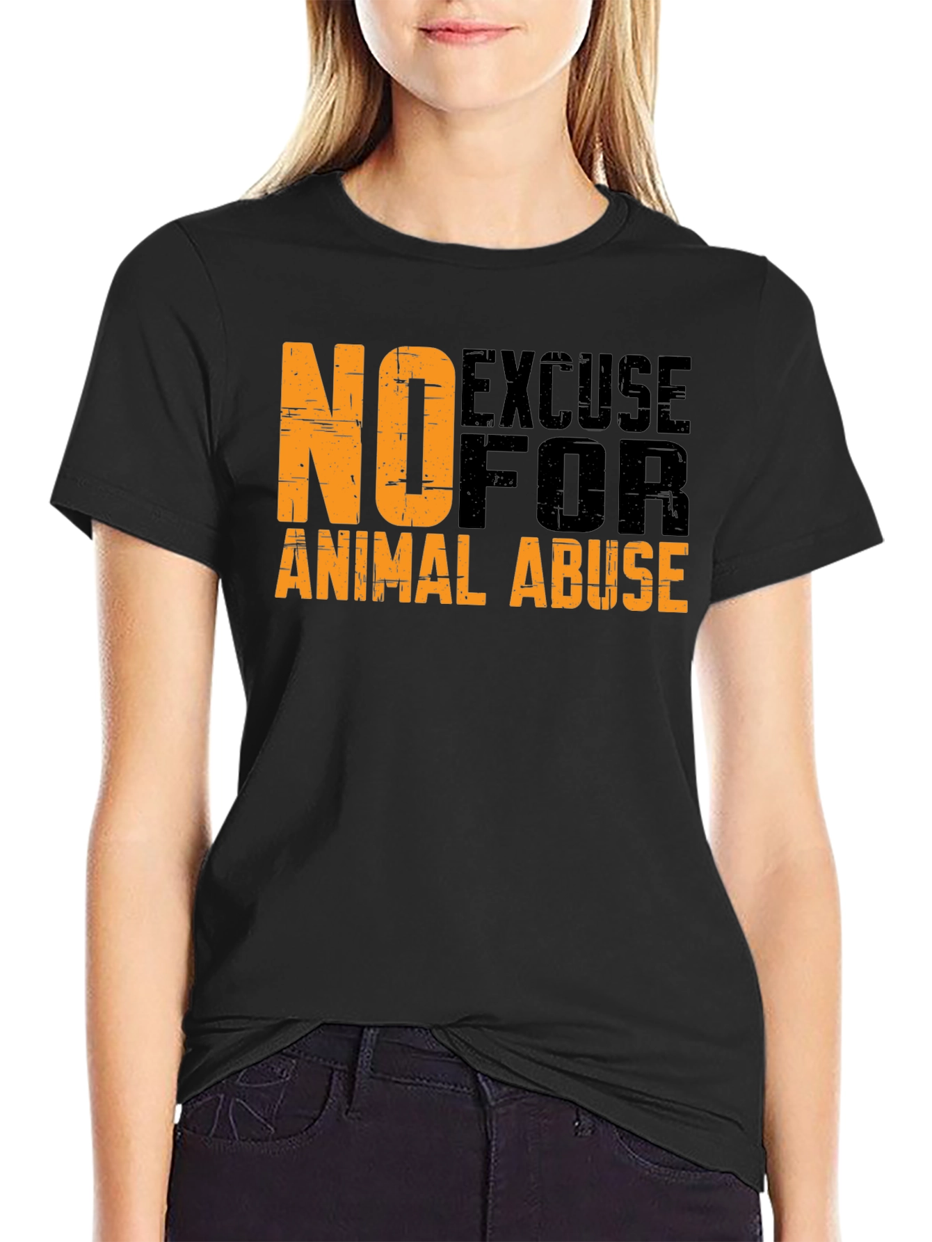 No Excuse For Animal Abuse T-Shirt