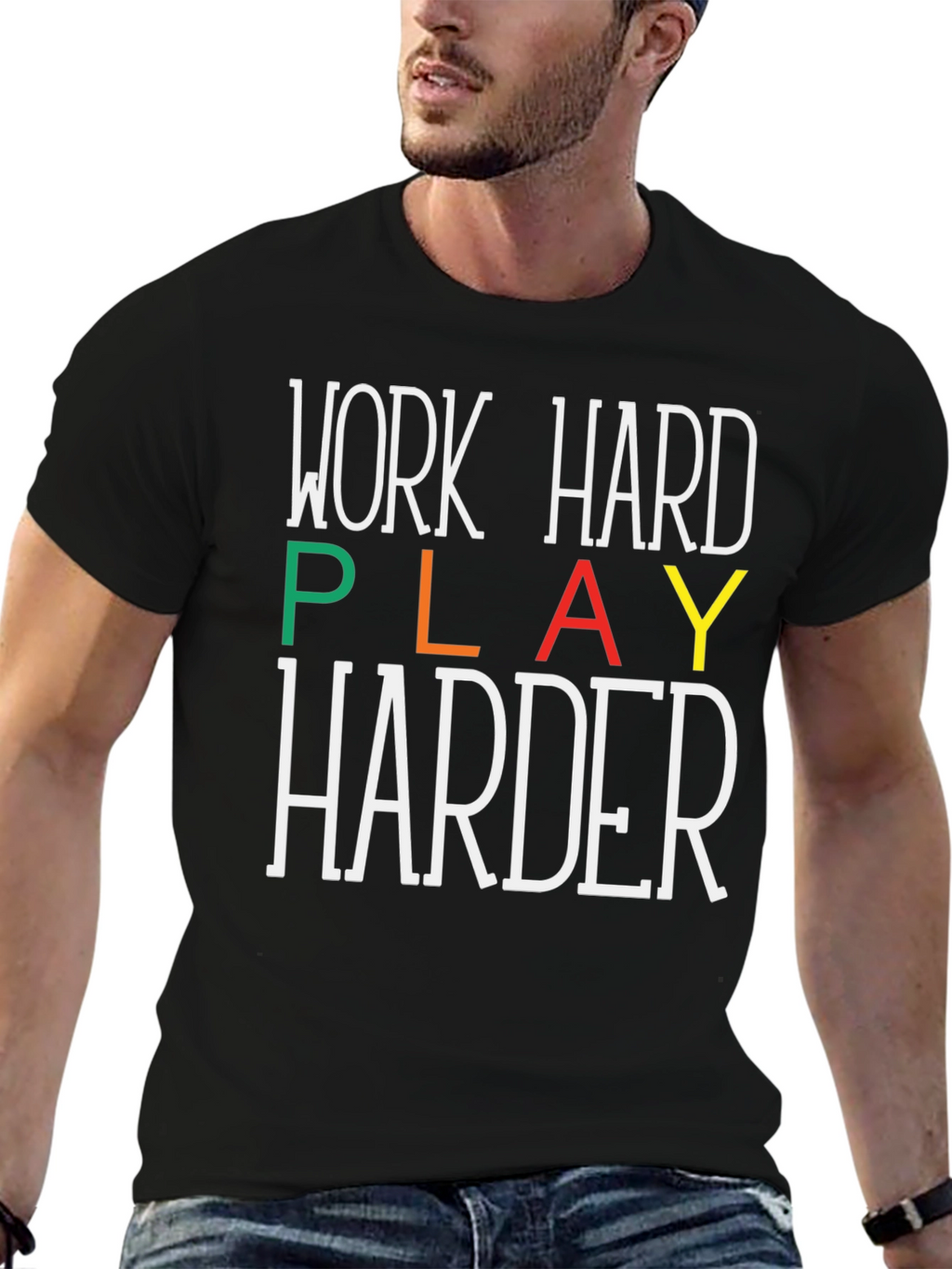 Work Hard Play Harder Graphic Tee