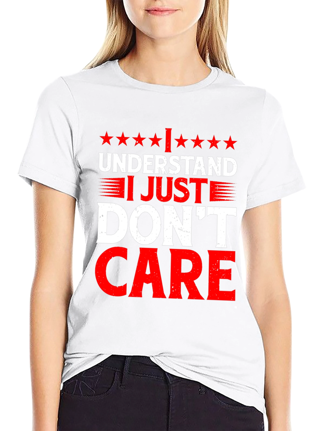 Funny I Understand I Just Dont Care Graphic T-Shirt