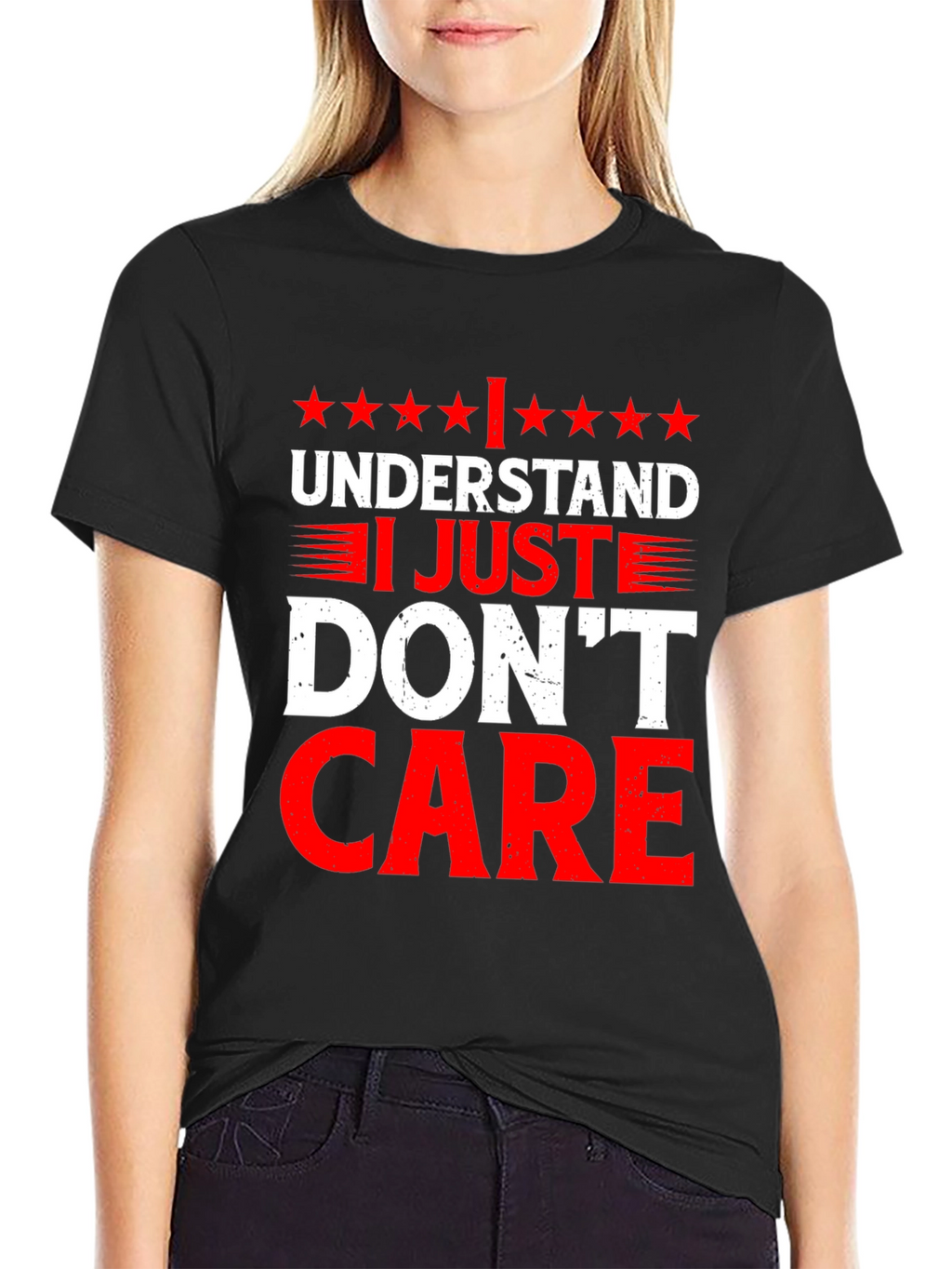 Funny I Understand I Just Dont Care Graphic T-Shirt