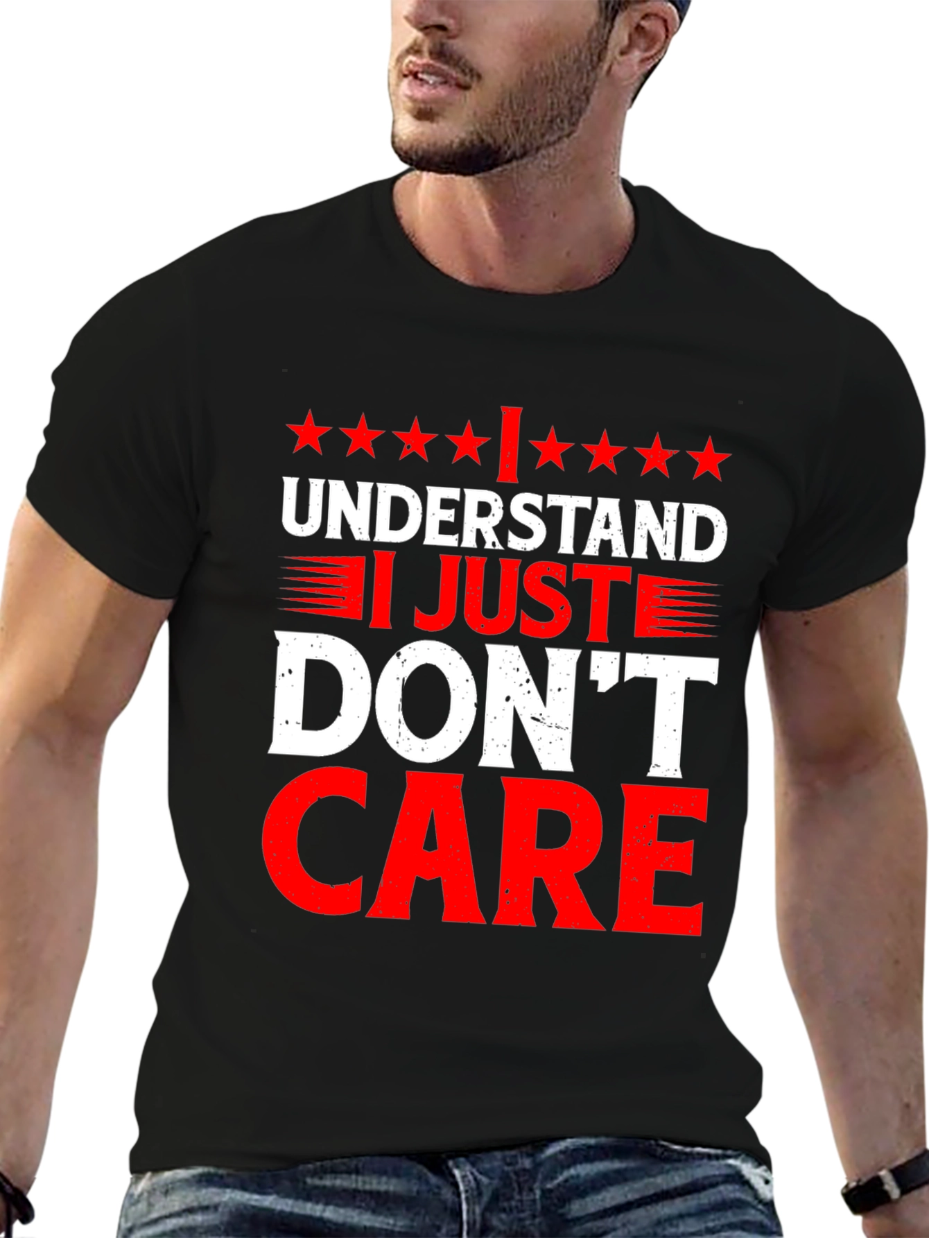 Funny I Understand I Just Dont Care Graphic T-Shirt