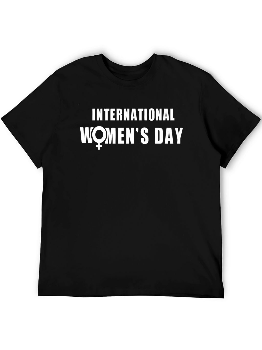 International Womens Day T-Shirt - Black