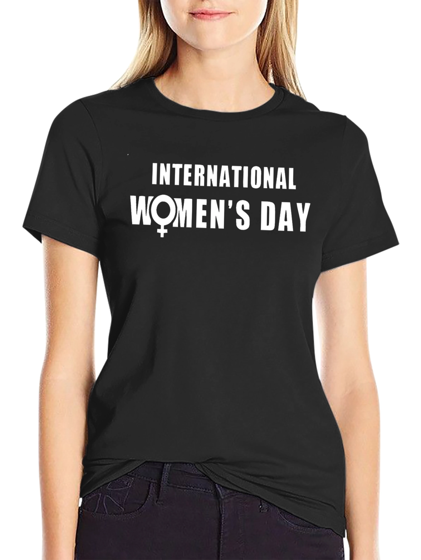 International Womens Day T-Shirt - Black