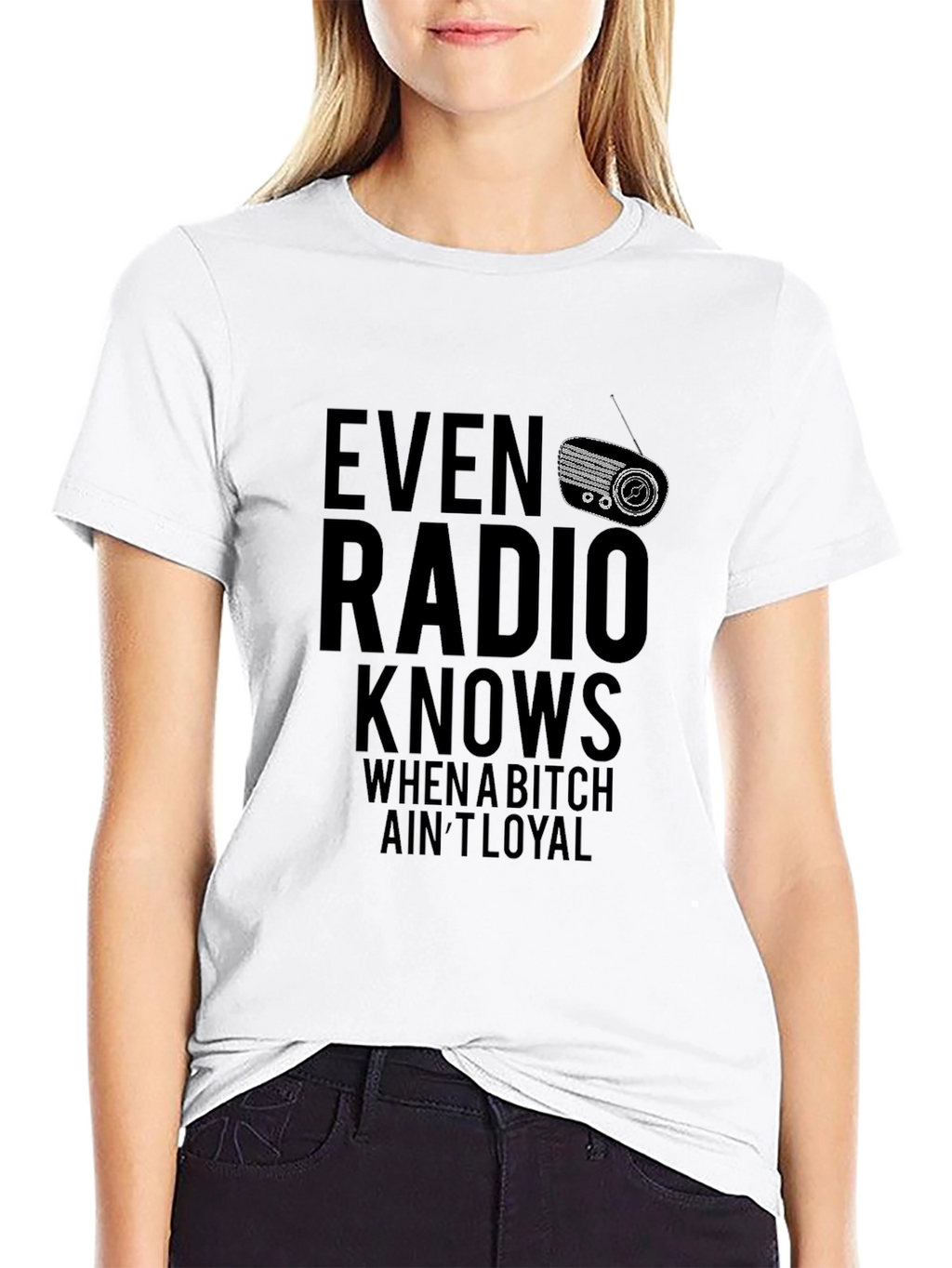 Even Radio Knows Mens Graphic Tee