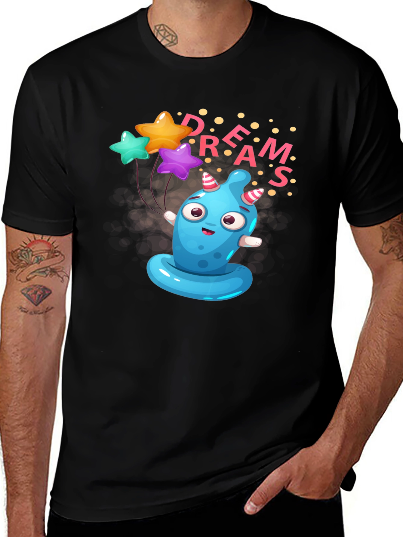 Whimsical Dreams T-Shirt: Fun Cartoon Monster Tee
