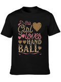 Handball Lover T-Shirt - This Girl Loves Handball