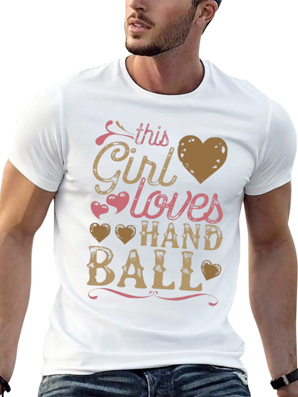 Handball Lover T-Shirt - This Girl Loves Handball