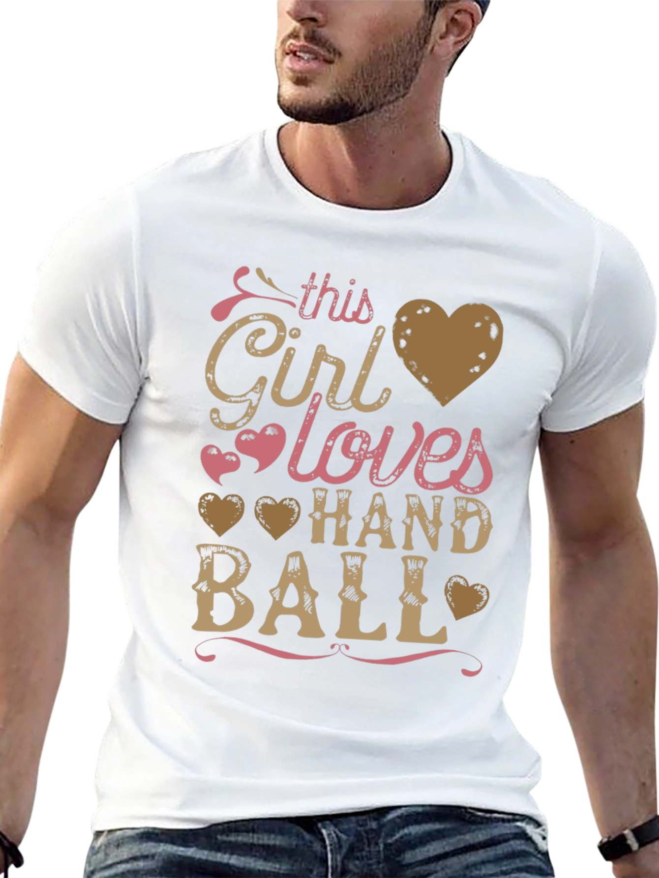 Handball Lover T-Shirt - This Girl Loves Handball