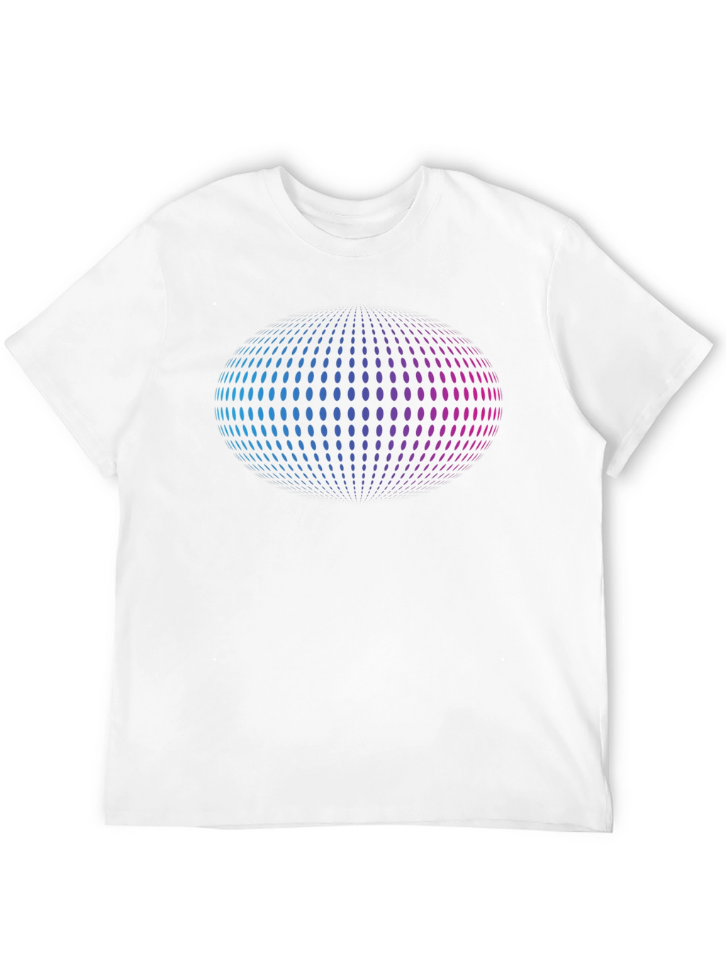 Abstract Sphere Graphic T-Shirt - Black