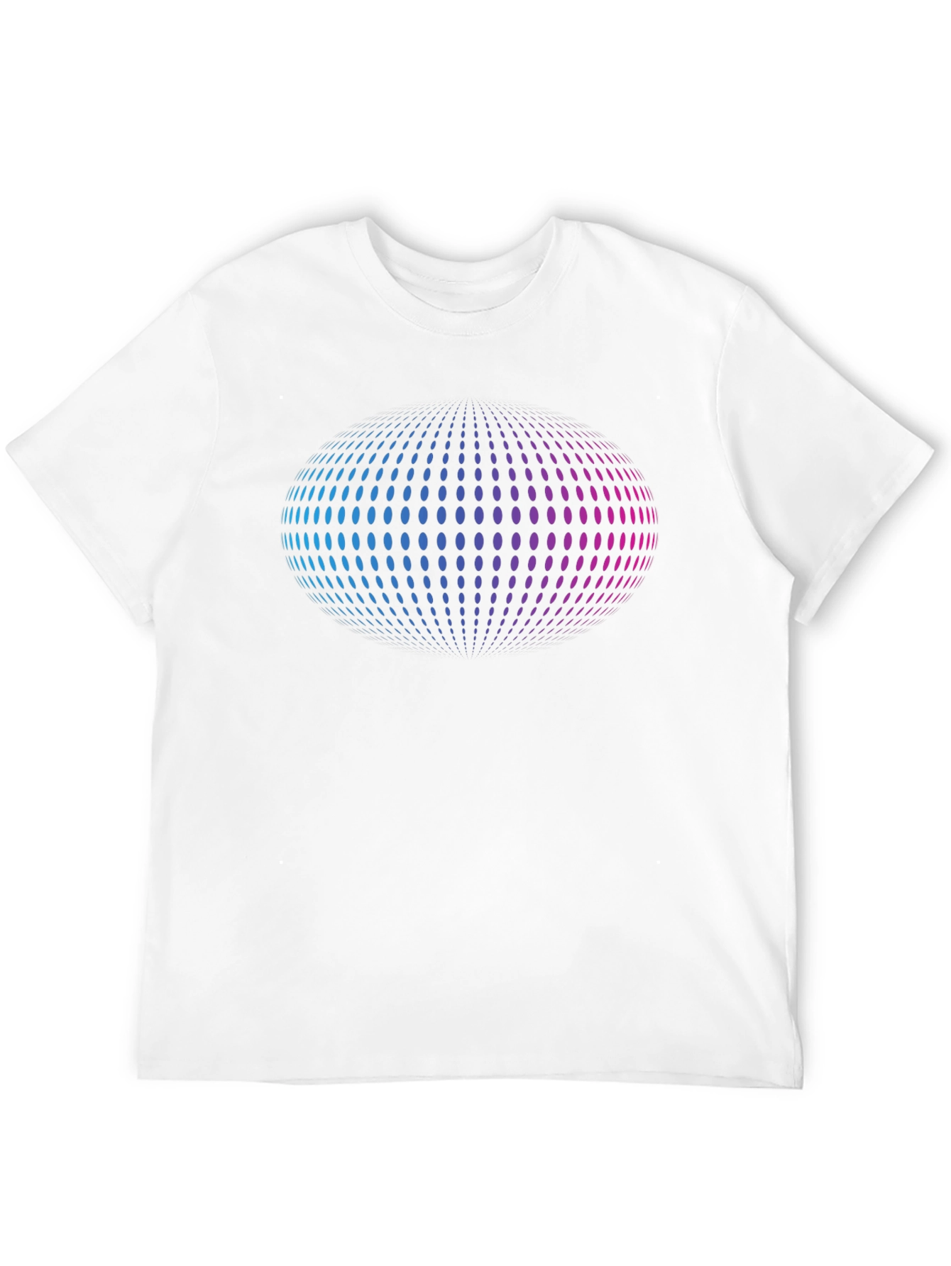 Abstract Sphere Graphic T-Shirt - Black