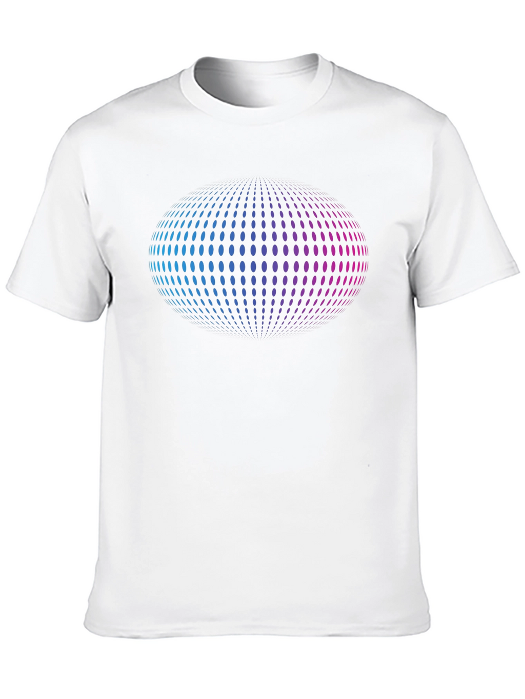 Abstract Sphere Graphic T-Shirt - Black