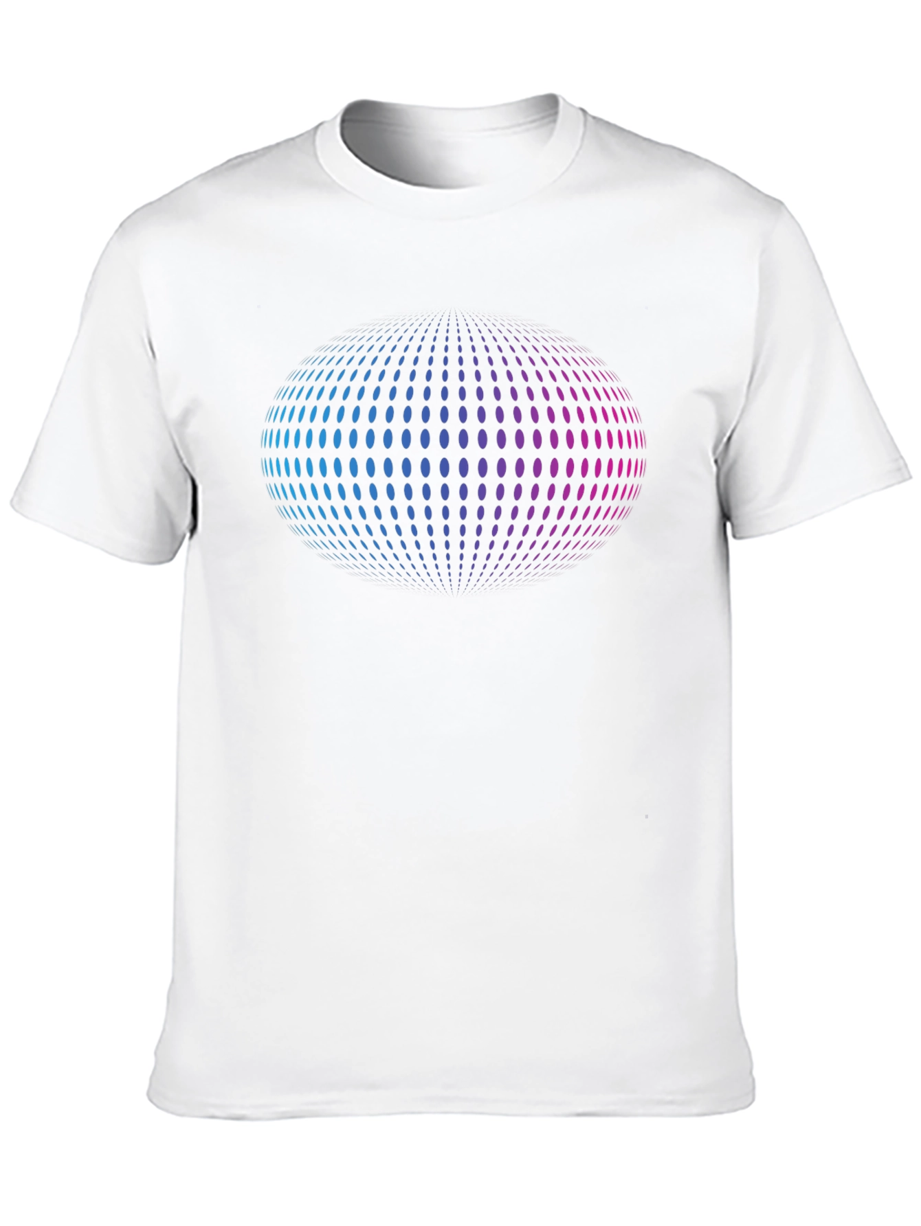 Abstract Sphere Graphic T-Shirt - Black