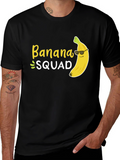 Banana Squad Black Graphic T-Shirt