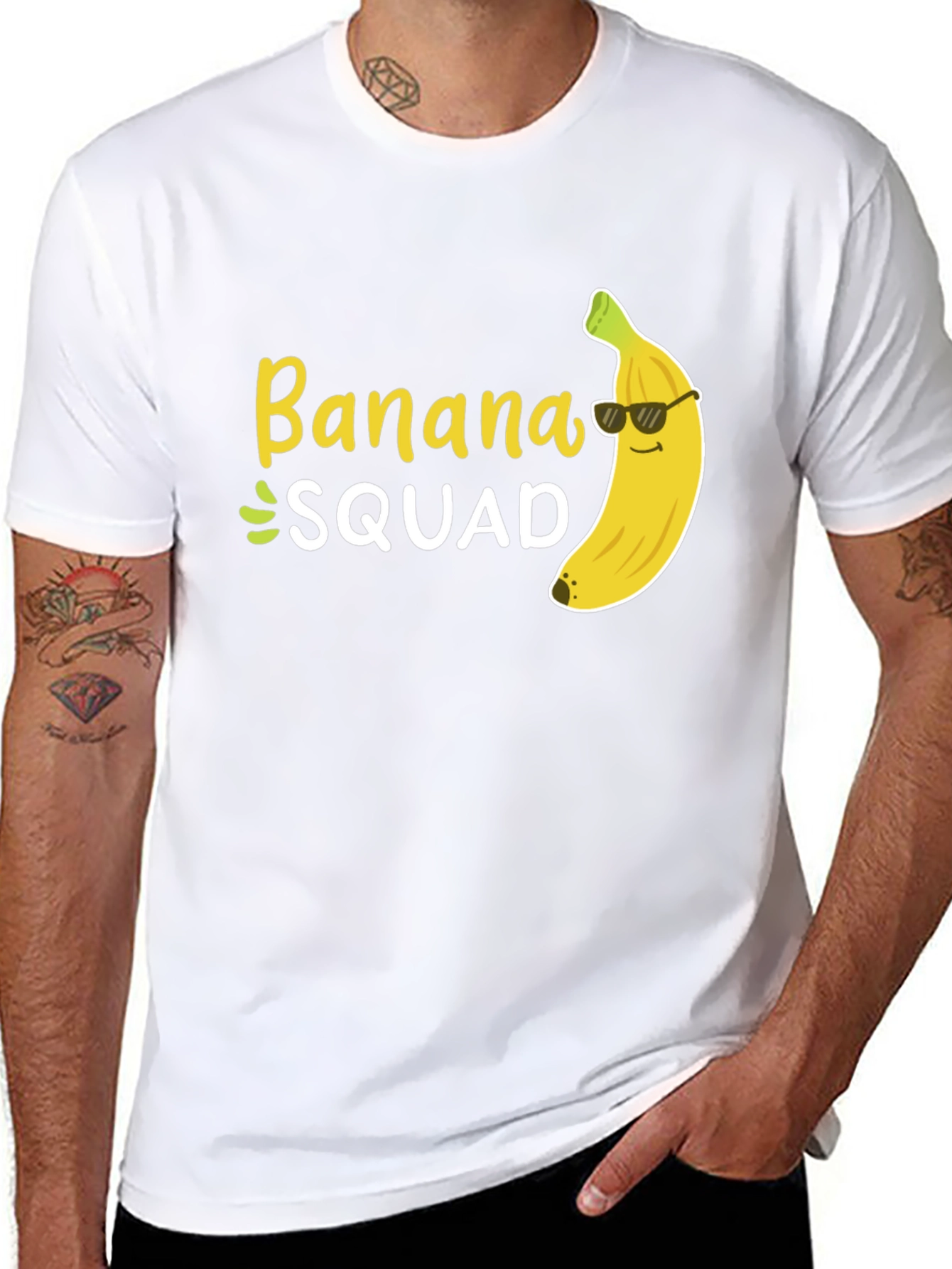 Banana Squad Black Graphic T-Shirt