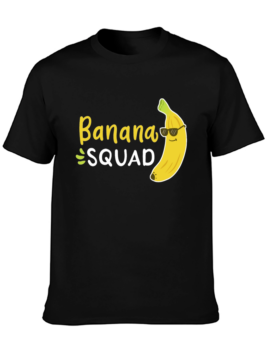Banana Squad Black Graphic T-Shirt