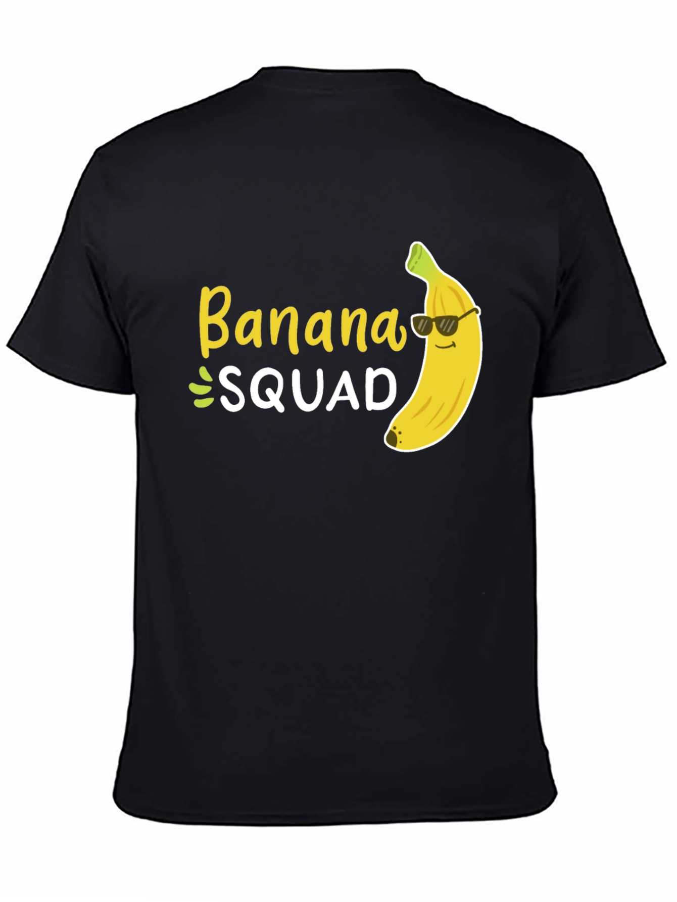 Banana Squad Black Graphic T-Shirt
