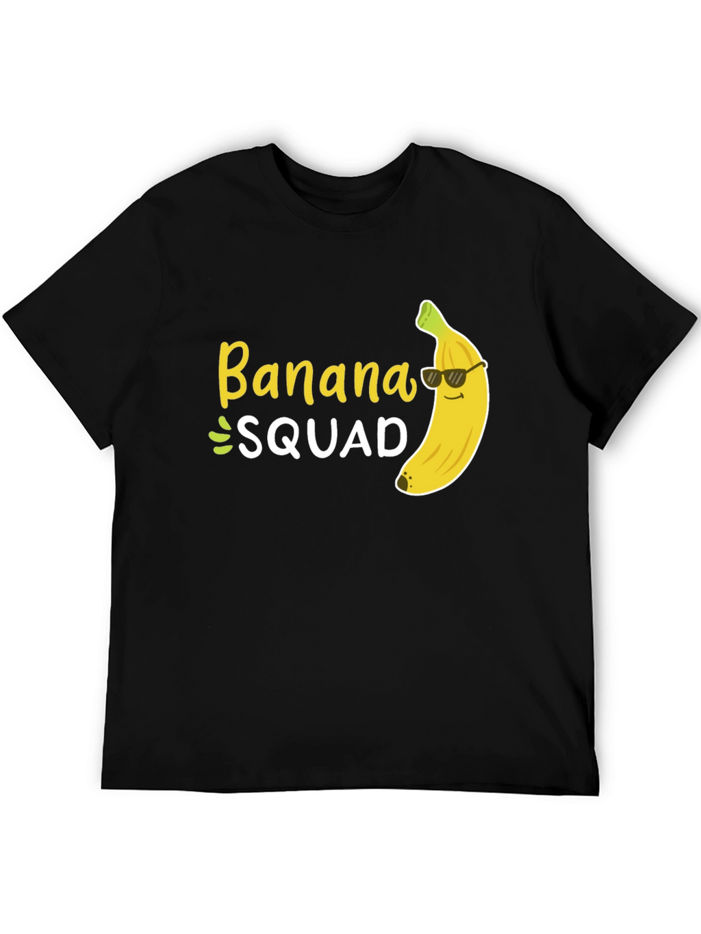 Banana Squad Black Graphic T-Shirt