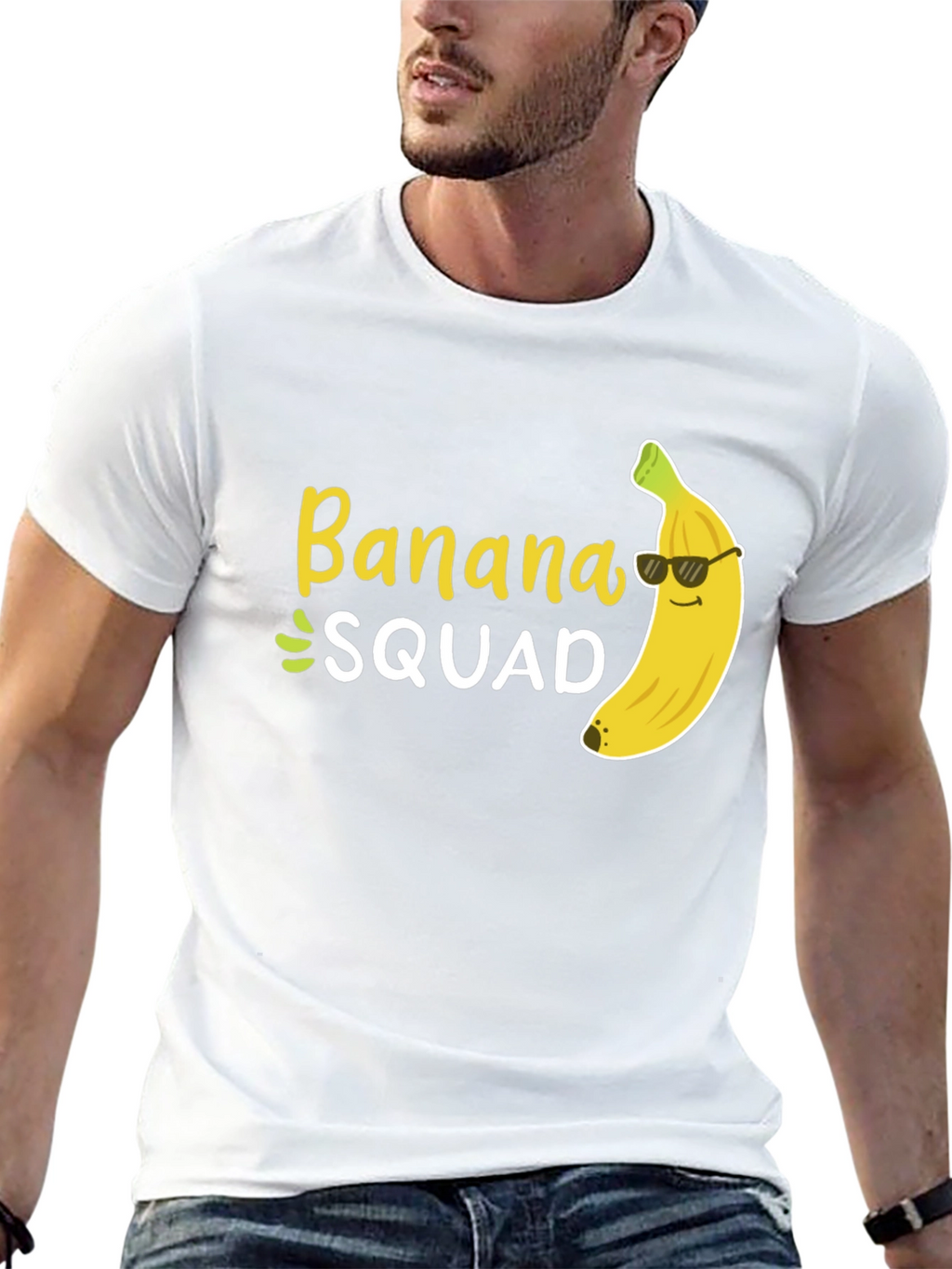 Banana Squad Black Graphic T-Shirt